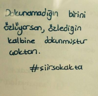 Hayatınızda kalbinize dokunan birisi var mı?
