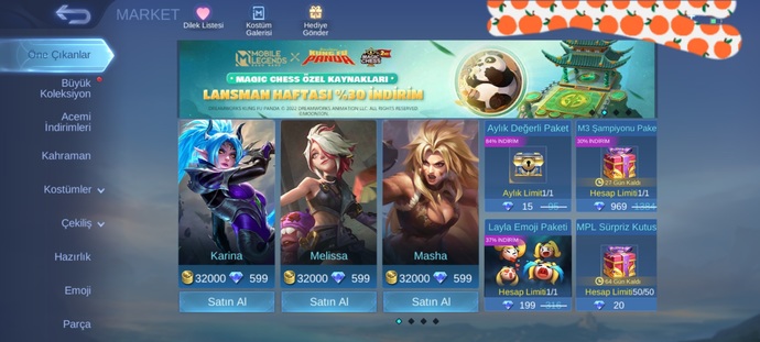 Mobile Legends hero nasıl hediye edilir?