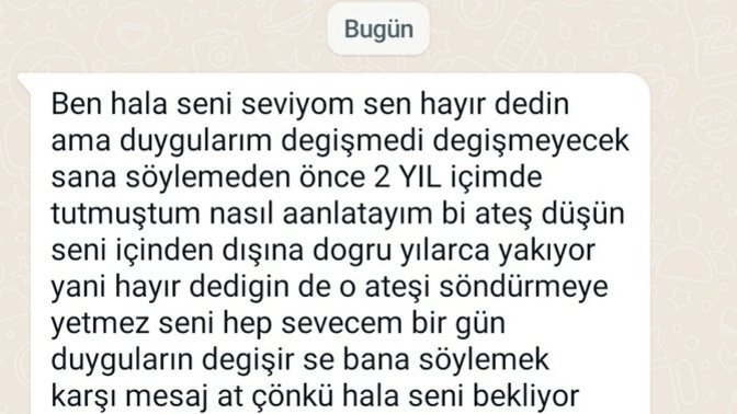 Evet sevgili KS sizde muhtemelen hiç karşılığını alamayacağıniz bir sevgi için bu kadar bekler ısrar eder misiniz?