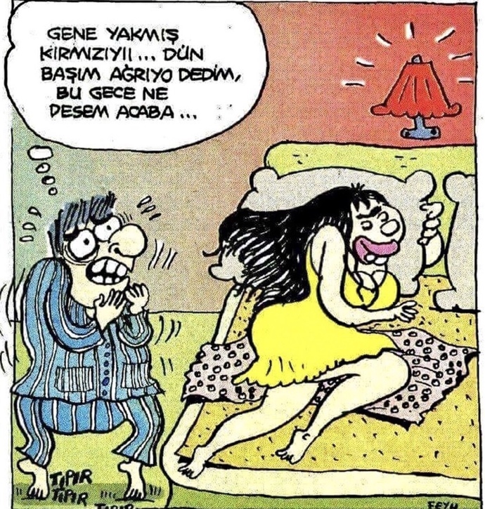 "Bu gece olmaz başım ağrıyor." diyen erkek var mıdır?