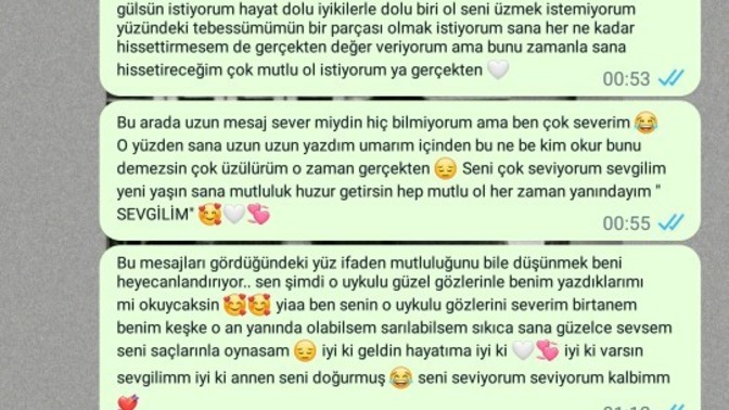 Doğum gününde yazdığım onca mesaja rağmen kısacık cevap aldım, sevmiyor mu beni?