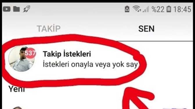 İnstagram'da bekleyen kaç takip isteğiniz var?