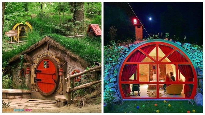 Hobbit evlerde tatil yapılır mı?