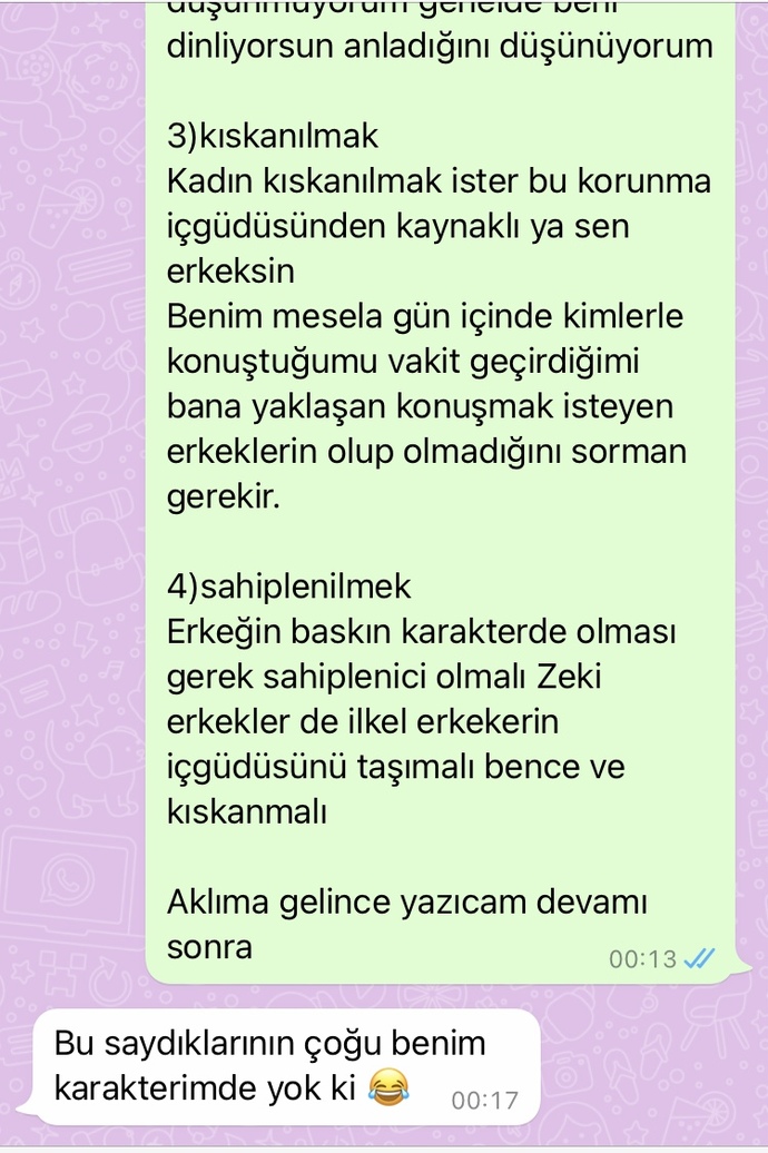 O kadar mesaj yazdım cevaba bakın ne yapayım şimdi?