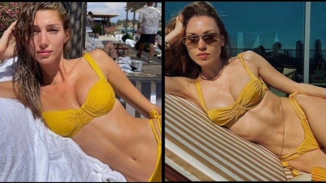Bikini Şevval Şahine mi Duygu Özaslan'a mı daha çok yakışmış?