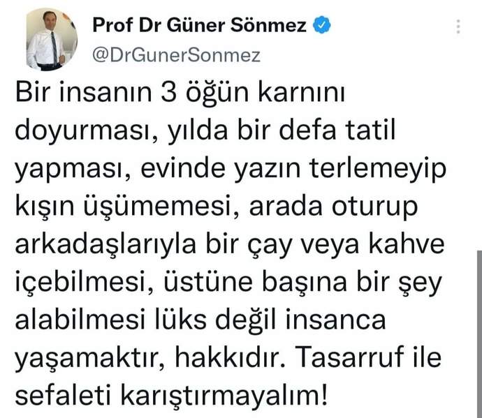Tasarruf ile sefalet aynı şey midir?