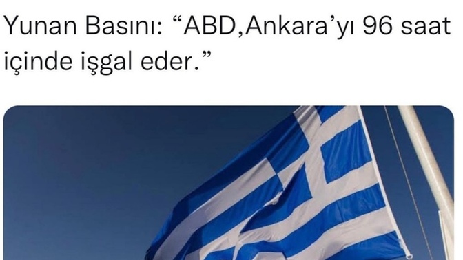 Yunan basını, ABD'nin istemesi halinde  Ankara 'yı 96 saatte işgal edebileceğini öne sürdü. Sizce böyle bir şey mümkün müdür?