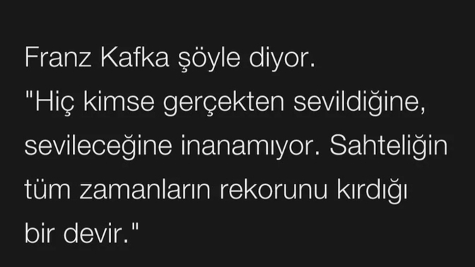 Gerçekten sevildiğine ve sevileceğinize inancınız var mı?