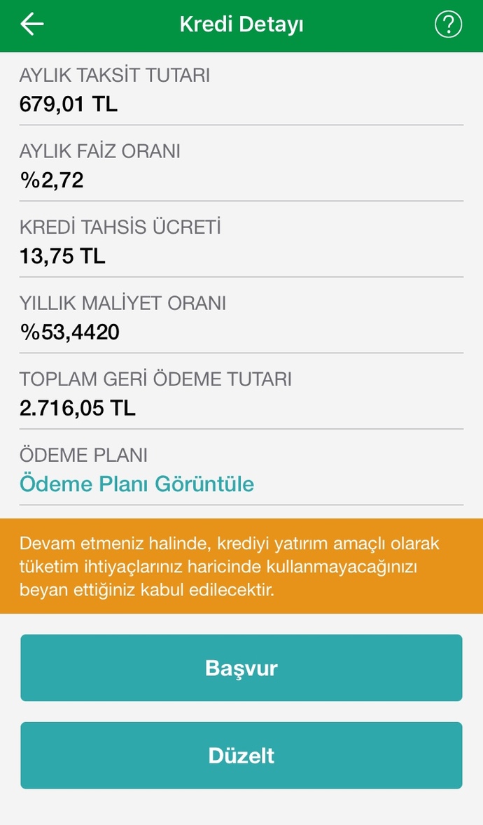 Tüketim ihtiyaçları derken neyi kastediyor tam olarak? kredi?