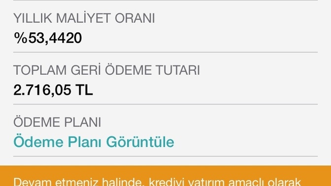Tüketim ihtiyaçları derken neyi kastediyor tam olarak? kredi?