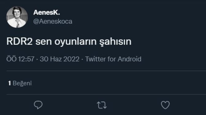 "Sen oyunların şahısın" dediğin oyun hangisi?