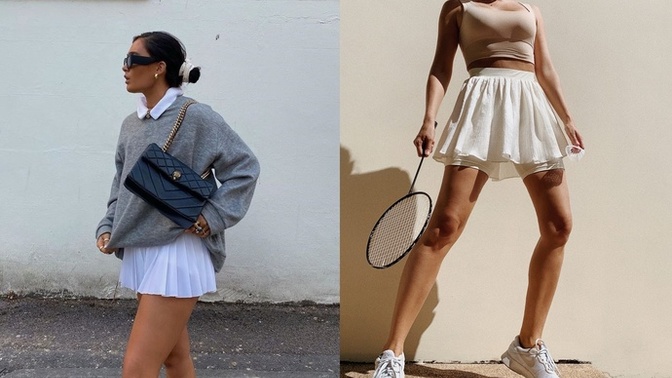 Tenis eteğinin üzerine sweat mi crop mu?