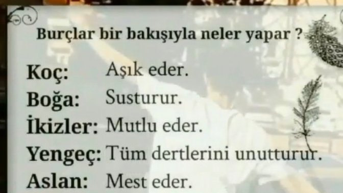 Senin burcuna göre bir bakışınla ne yaparsın?