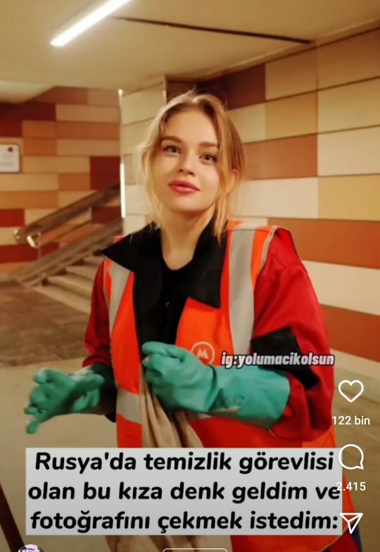 Bir çok kızdan güzel değil mi bu Rus kızı?