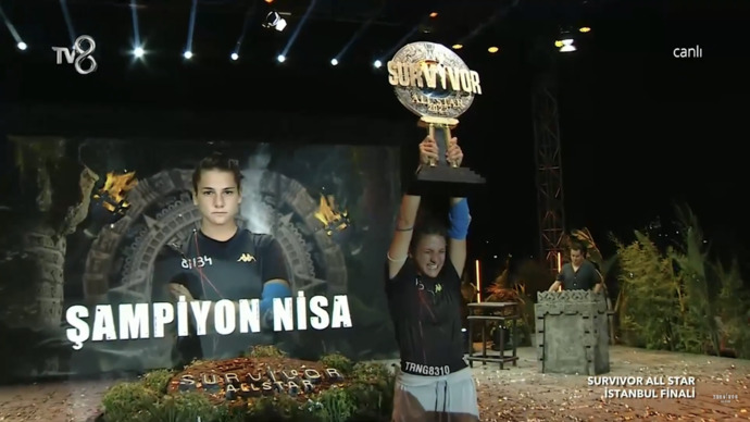 Bu sene Survivor All Starın şampiyonu Nisa oldu, sizce hak etti mi?