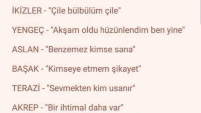 Klâsik şarkı seviyor musunuz?