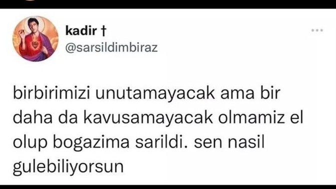 Mesajlarını sakladığınız biri var mı?