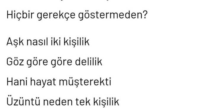 Ask nasil iki kisilik, uzuntu neden tek kisilik... sarki sozunden bir parca... adil mi sizce.. bu durum?
