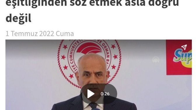Kadın ve erkek eşit mi?
