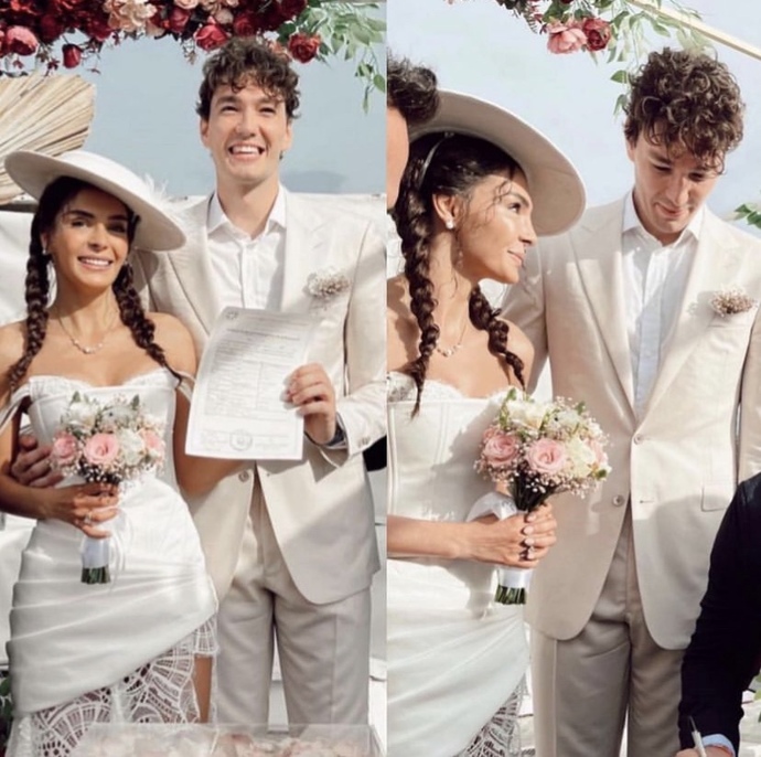 Ebru Şahin ve Cedi Osman evlendi! Ebru’nun gelinliğini nasıl buldunuz😍?