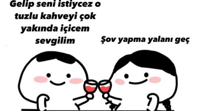 Tuzlu kahve esprisini yapmayan erkek kalmış mıdır?