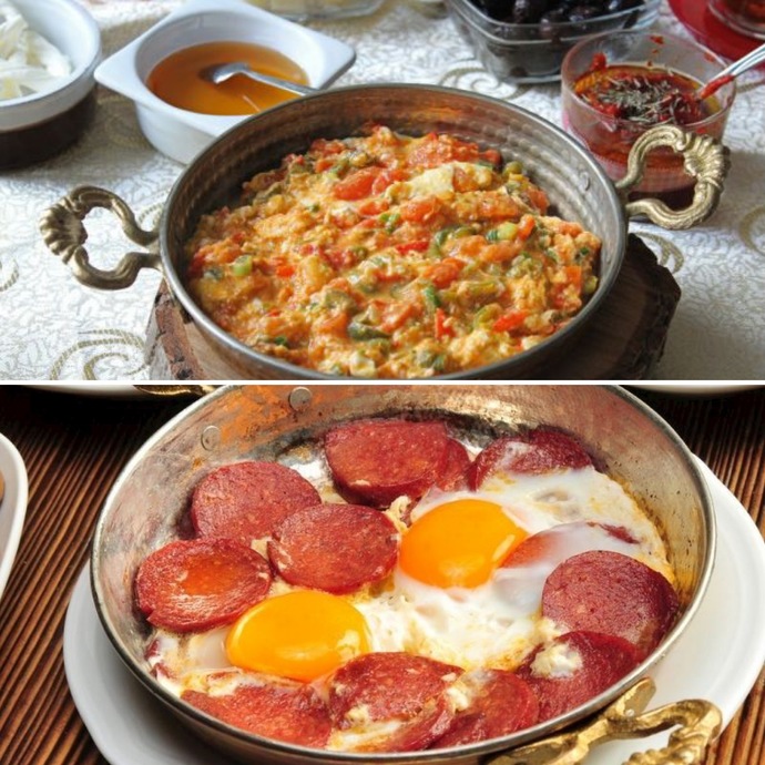 Menemen mi sucuklu yumurta mı?