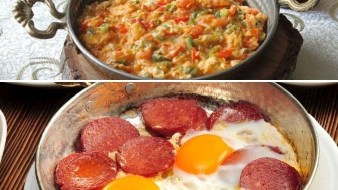 Menemen mi sucuklu yumurta mı?