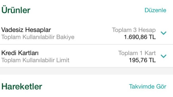 Şu an cebinizde ve hesabınızda ne kadar para var?