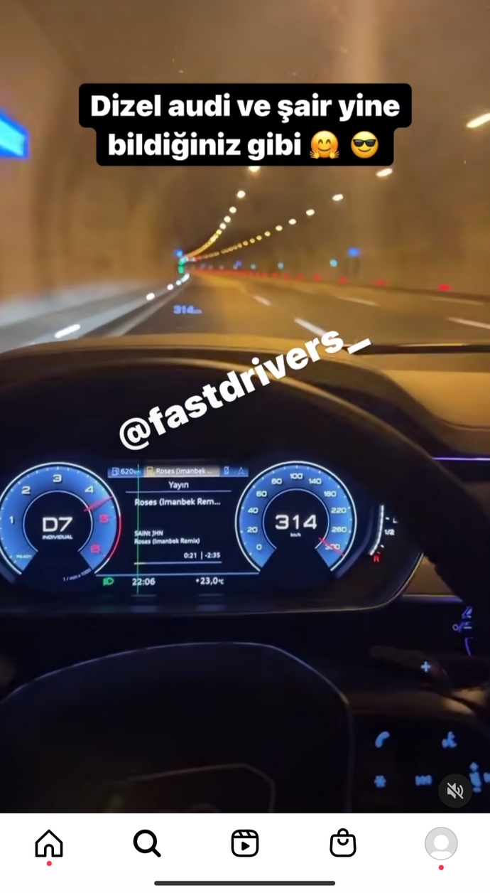 Araç sürerken özendiğiniz birisi var mı?