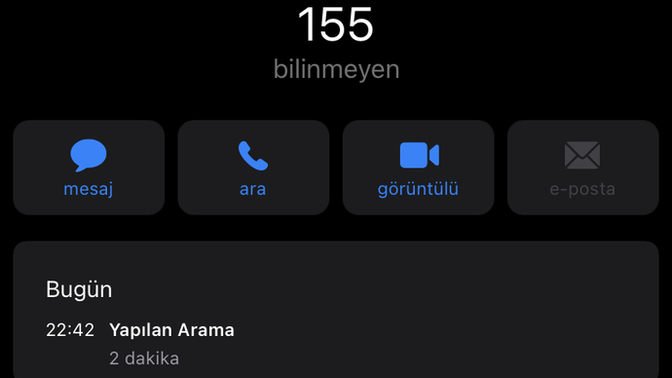 155 Acil durum hattını hiç kullandınız mı?