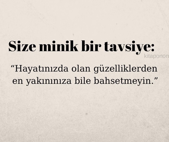 Bahsetmemek mi lazım?