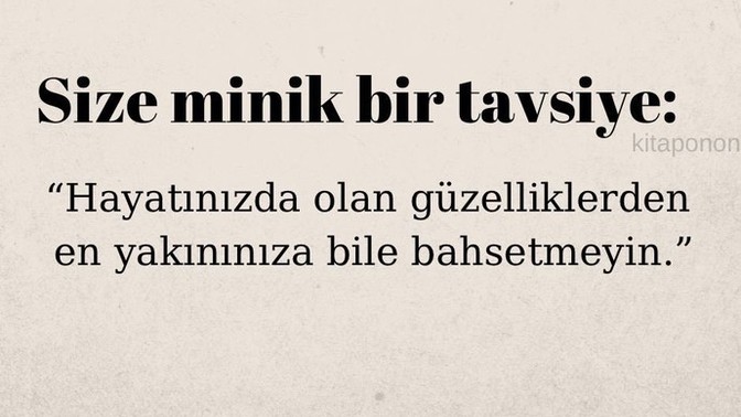 Bahsetmemek mi lazım?
