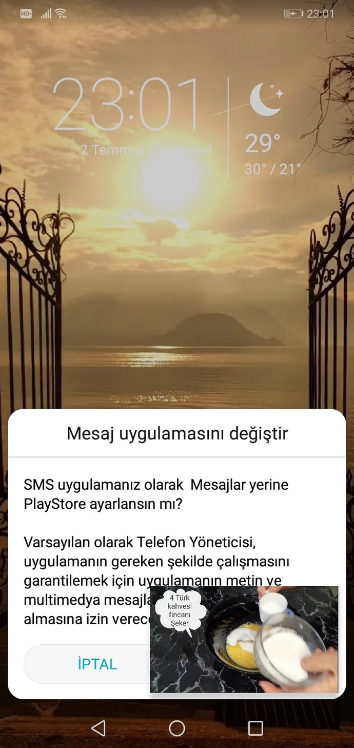 Telefondan mesaj alamıyorum. Bilen varsa yardımcı olabilir mi?