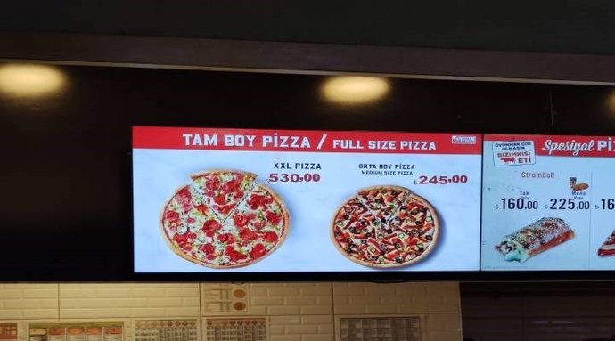 İstanbul havalimanında büyük boy pizza 550 TL! Pizza yemek artık lüks mü oldu?
