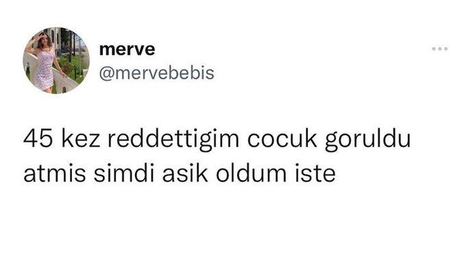 Şu ana kadar kaç kişi sizi reddetti?