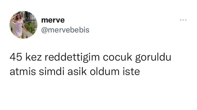 Şu ana kadar kaç kişi sizi reddetti?