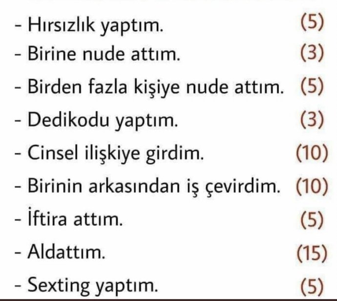 Kaç puan aldınız?