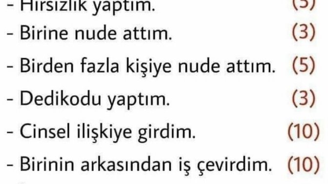 Kaç puan aldınız?