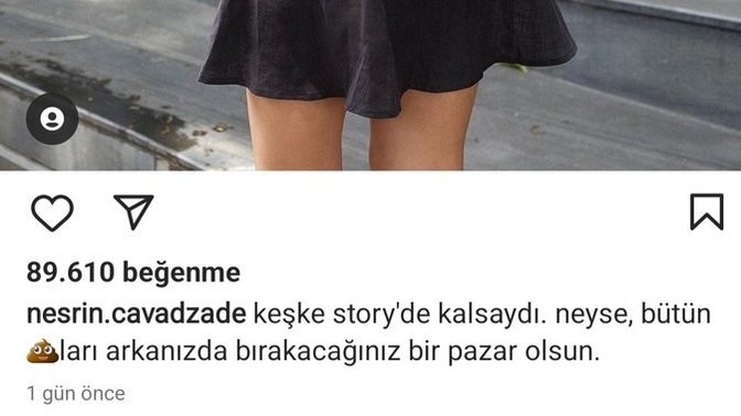 Nesrin Cavadzade'den, Gökhan Alkan'a gönderme! Eski sevgilinize sosyal medyadan gönderme yapar mısınız?