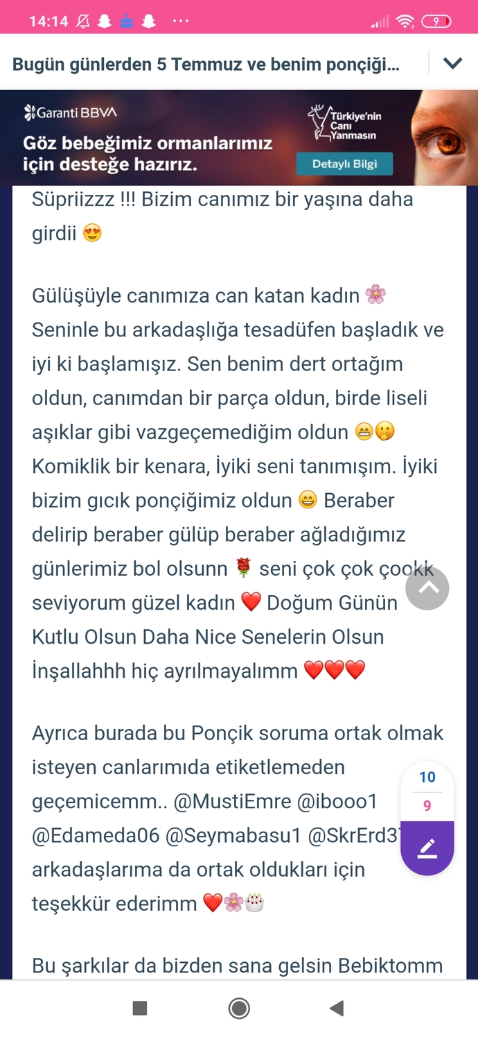 Silaaammmm bugün benim doğum günüm? hayat nasıl geciyor gencler 🥳?