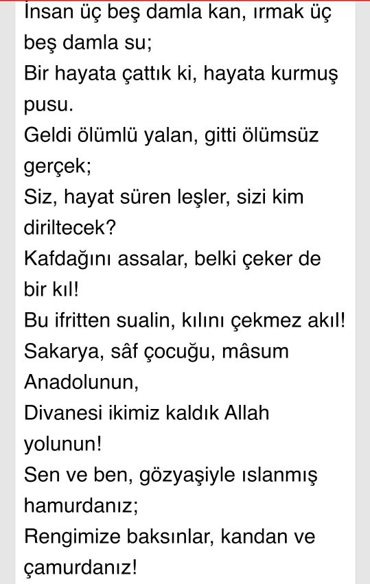 En sevdiğiniz şiirler hangileri?