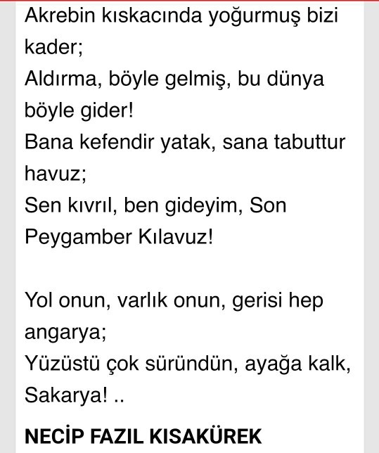 En sevdiğiniz şiirler hangileri?