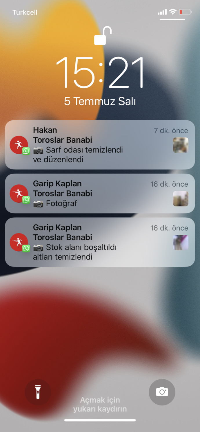 Şu an şarjın yüzde kaç?