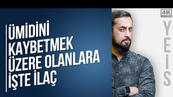 Ümidini Kaybetmek Üzere Olanlara İşte İlaç ister misin?