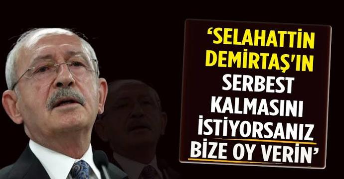 Terorist bası Aponun heykelini dikecegiz diyen Selahattin Demirtası hapisten cikaracakmis.