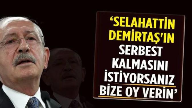 Kemal Kilicdaroğlu " Selahattin Demirtasin hapisten kurtulmasi icin bize oy verin dedi. Oy verecekmisiniz?