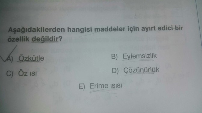 Bu soruya bakar mısınız? gizik özkütle sorusu?