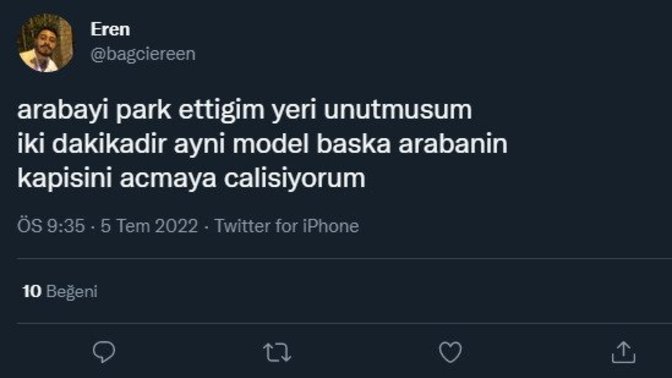 Arabayı park ettiğiniz yeri unutsaydınız ne yapardınız?