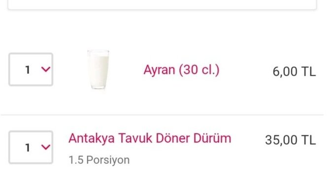 Yemek söyleyeyim dedim ama çok pahalı geldi! Sizce pahalı mı, bana mı öyle geliyor?