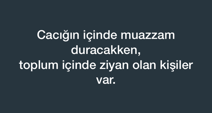 Toplum içinde olmasını gereksiz bulduğunuz insanlar var mı?
